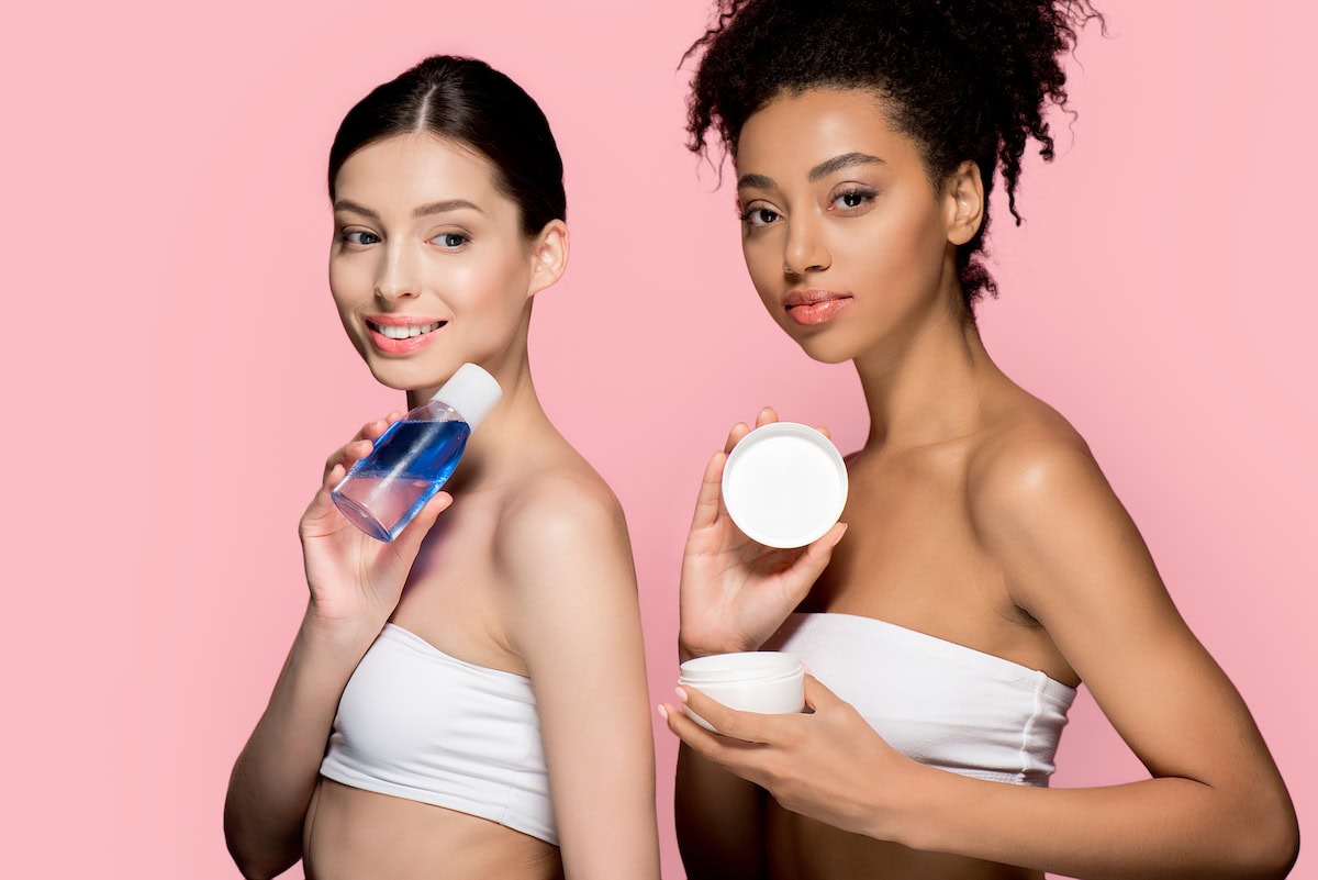 attractive multiracial women holding cosmetic crea 2024 11 10 06 28 14 utc