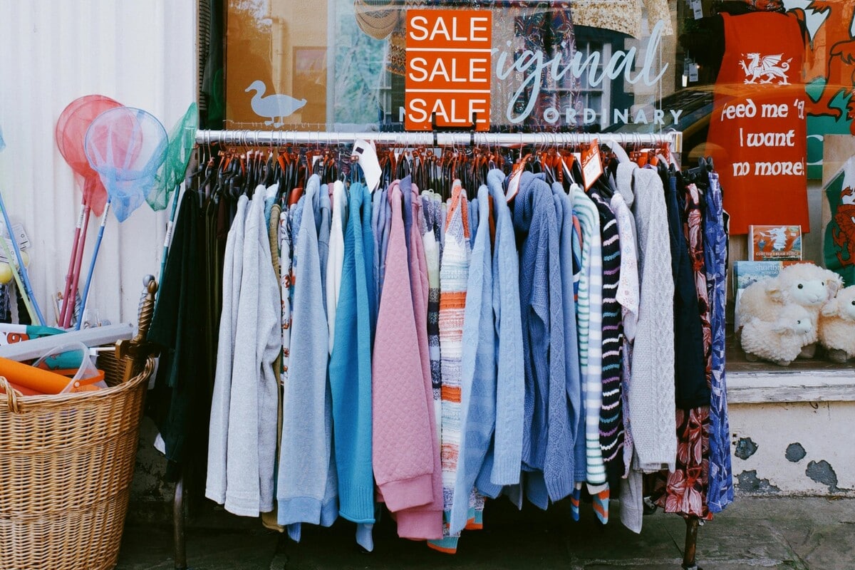 clothes on sale