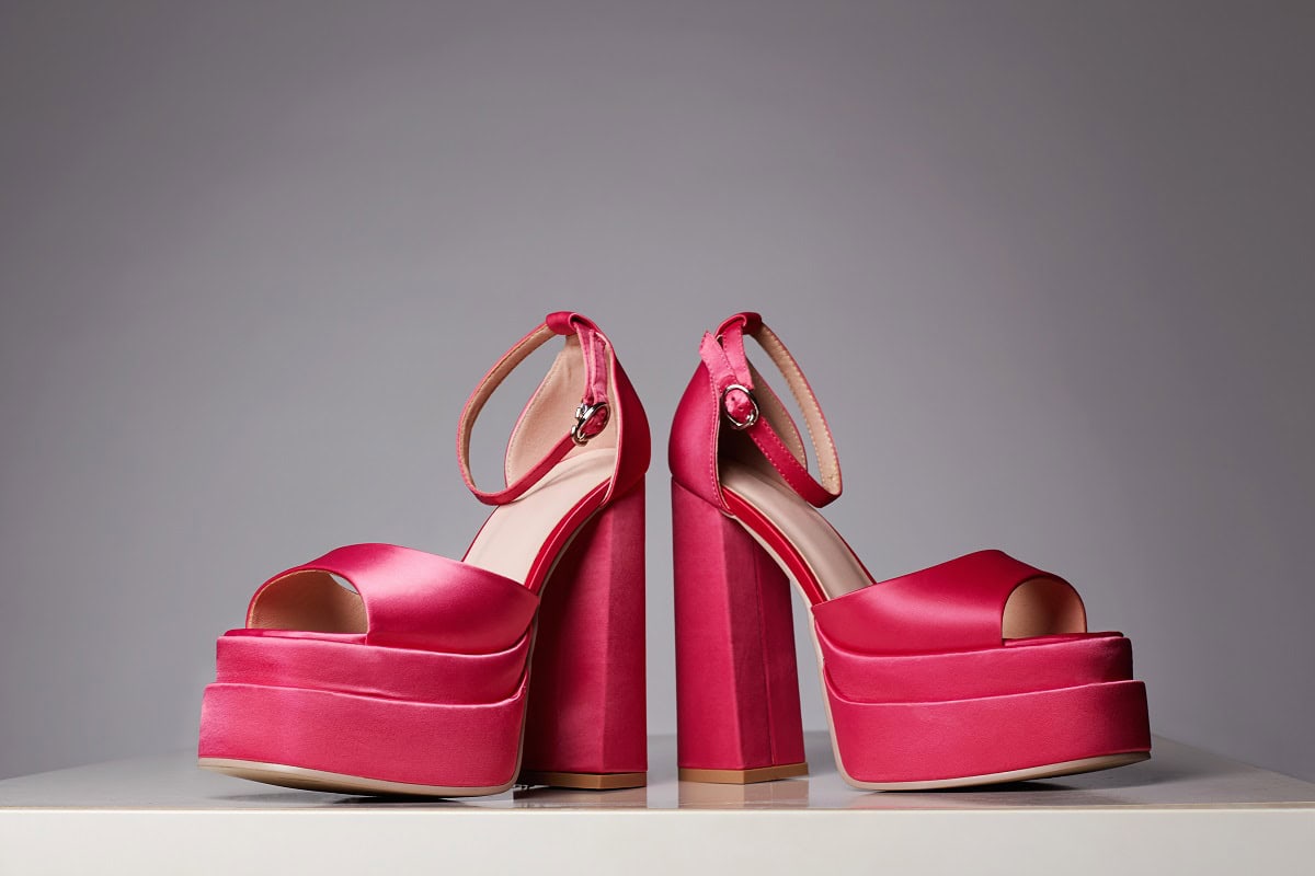 red woman shoes with high heels fashion still lif 2024 12 22 23 01 57 utc