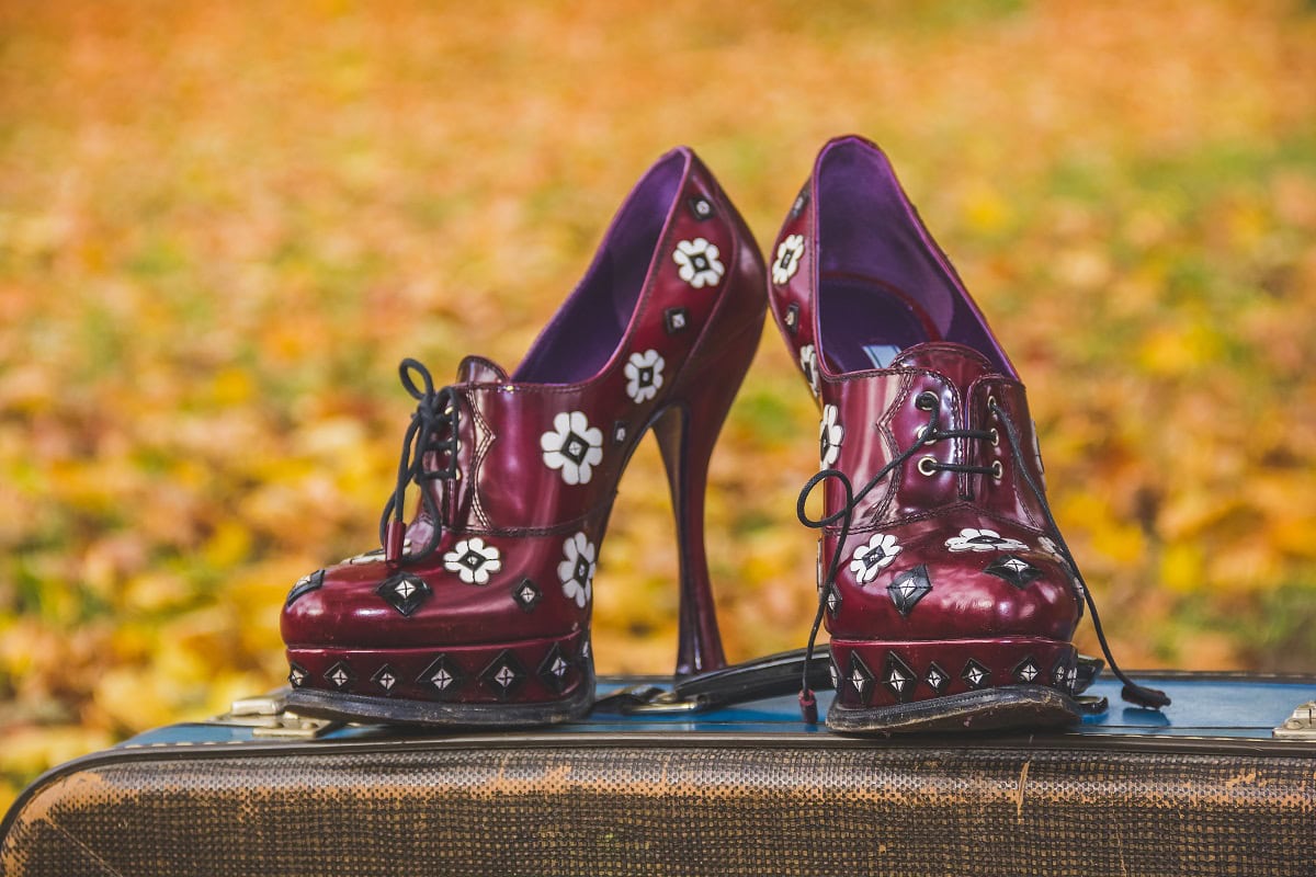 sexy female stiletto shoes isolated on fall blurre 2025 02 09 22 47 11 utc 1