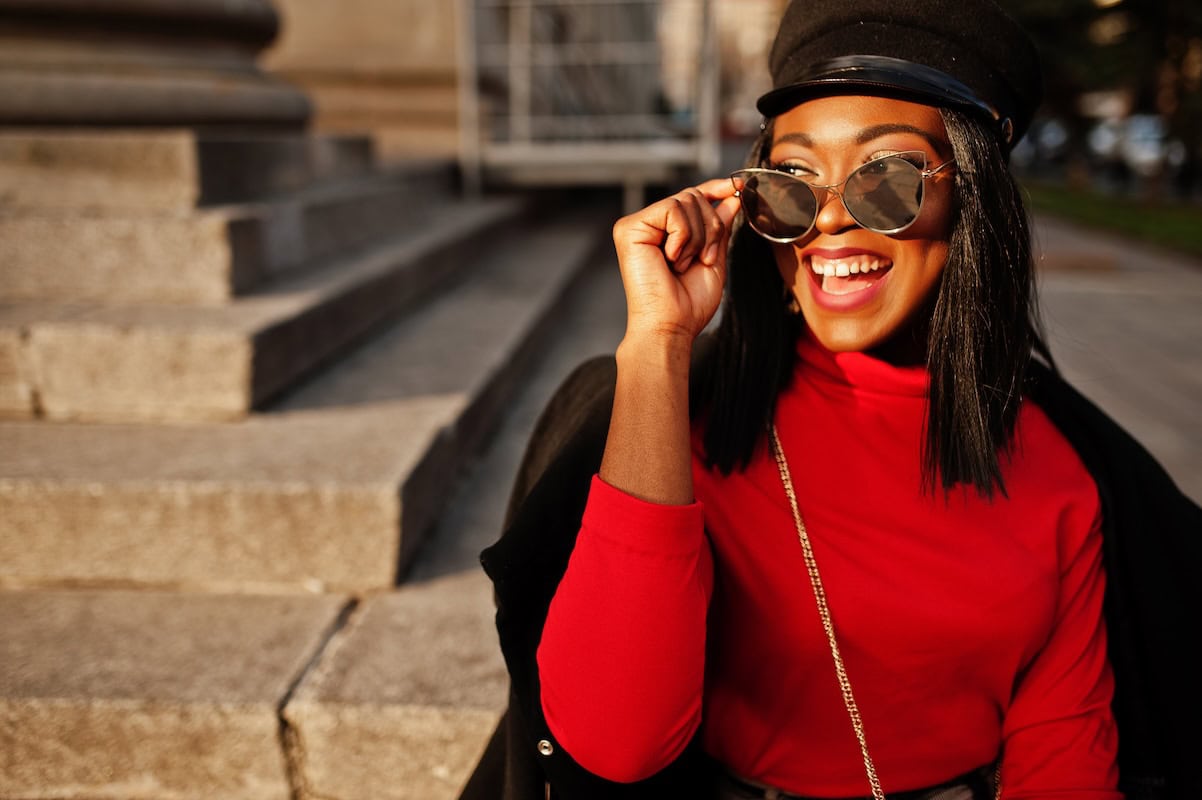 african american fashion girl in newsboy cap 2025 02 11 02 07 34 utc