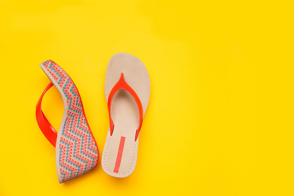 bright summer women s sandal isolated on yellow ba 2025 02 12 19 50 48 utc