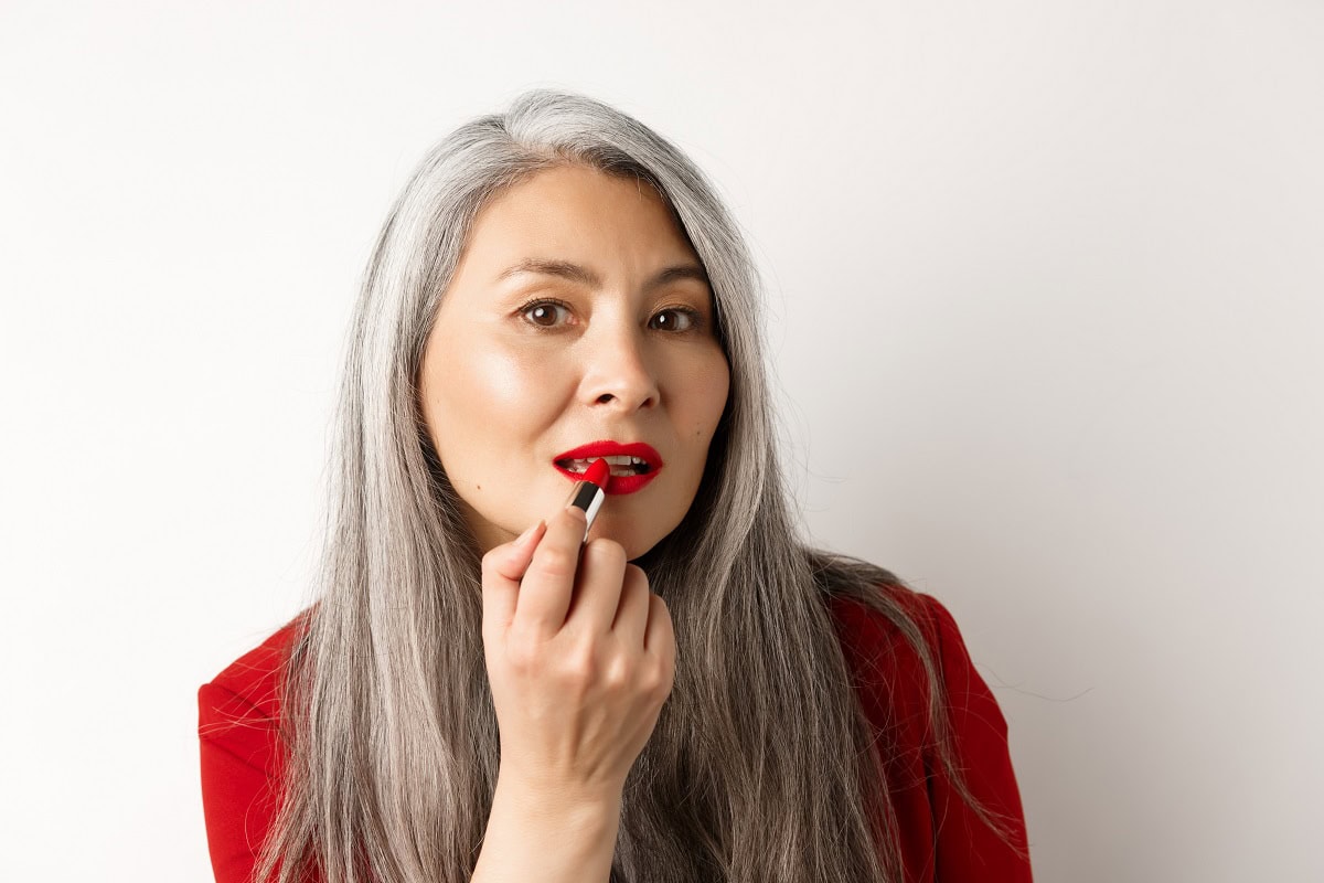beauty and makeup concept stylish asian mature wo 2025 03 09 08 22 41 utc