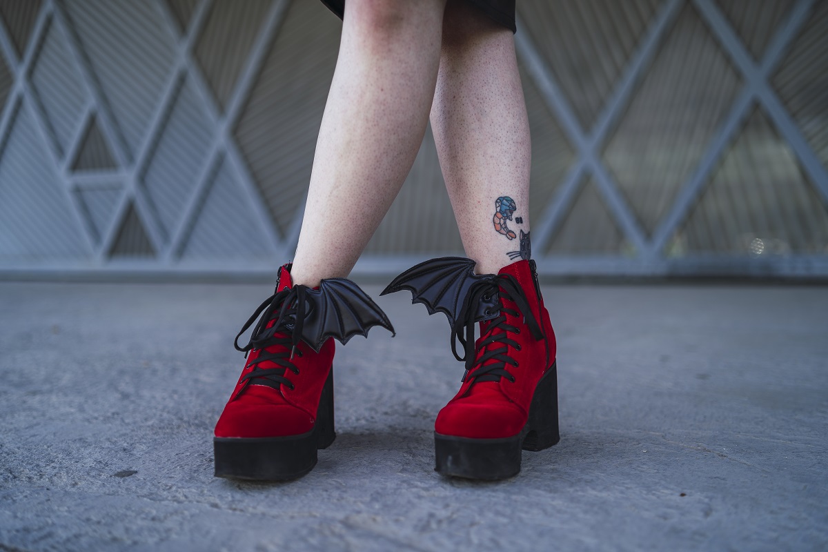 model wearing the beautiful blood red high heels w 2025 02 02 20 16 09 utc