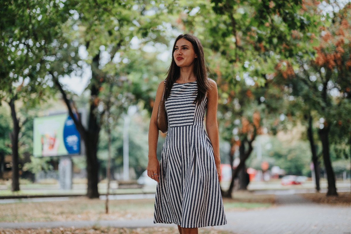 A line dress 1