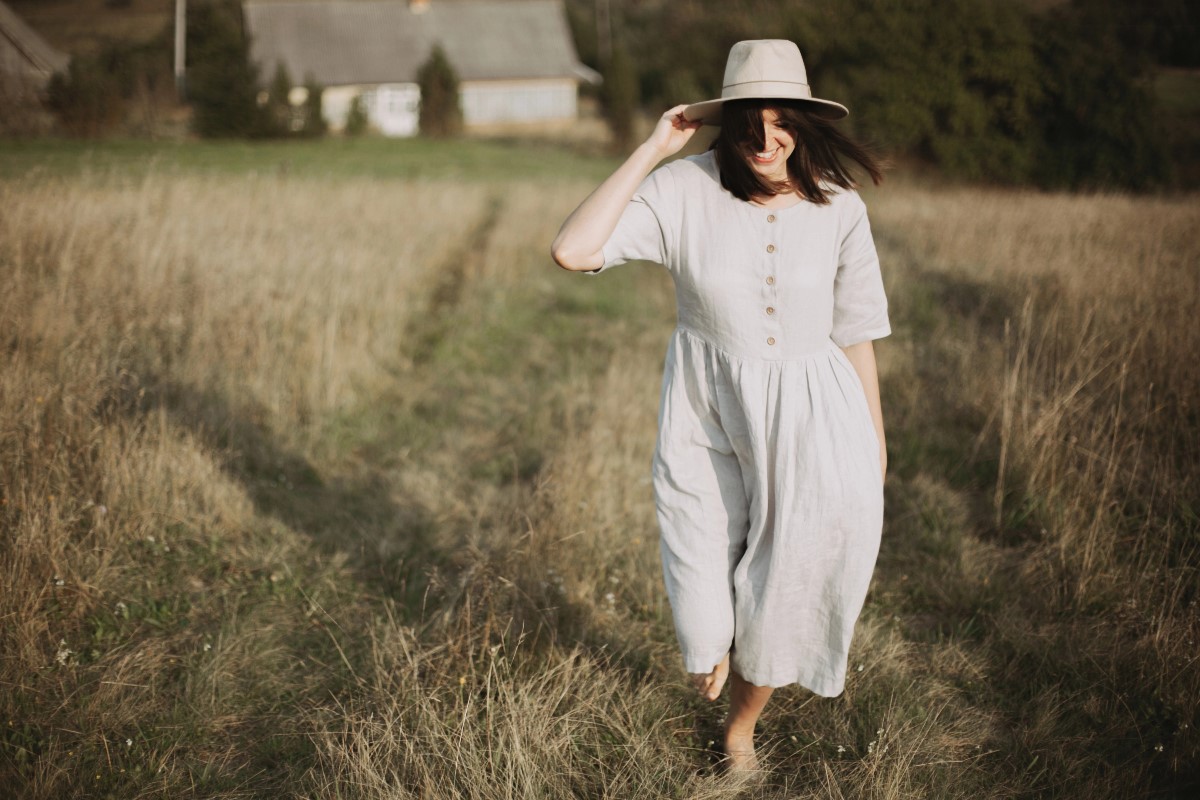Linen dress 2