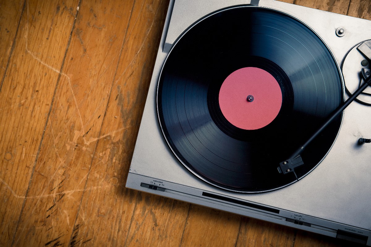 Vintage record player