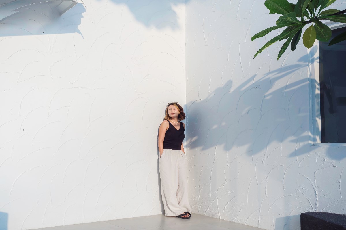 White pants