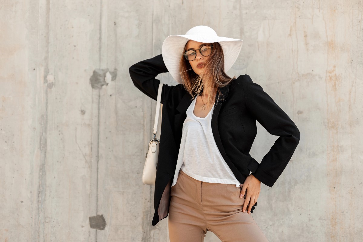 blazer on shirt