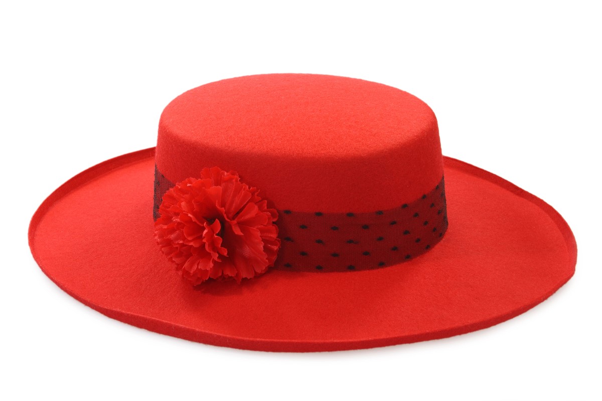 floral hat
