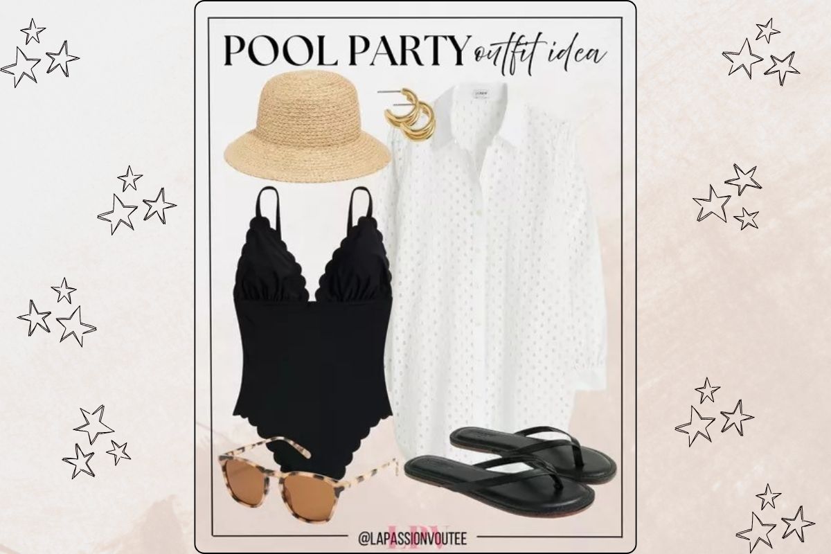2 Pool Party Outfits That Make Every Woman Look Effortlessly Radiant