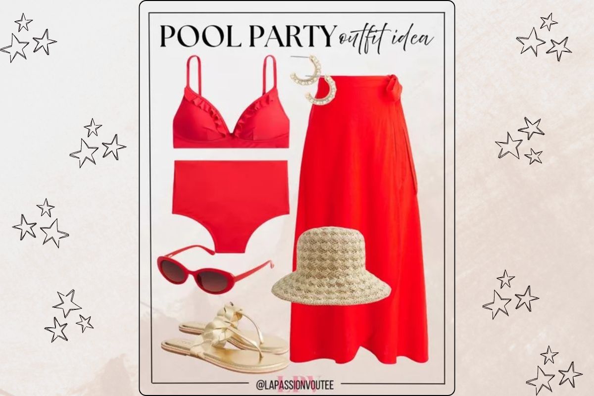 3 Pool Party Outfits That Make Every Woman Look Effortlessly Radiant