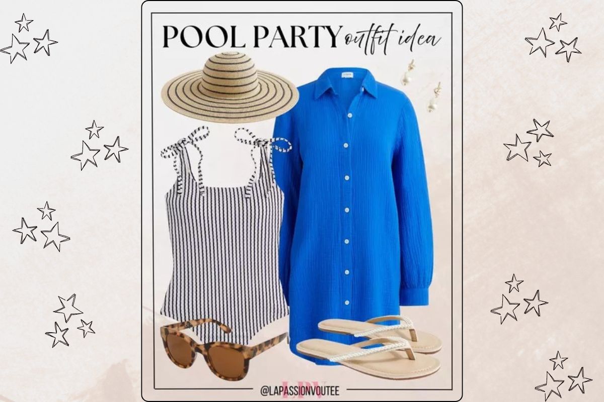4 Pool Party Outfits That Make Every Woman Look Effortlessly Radiant