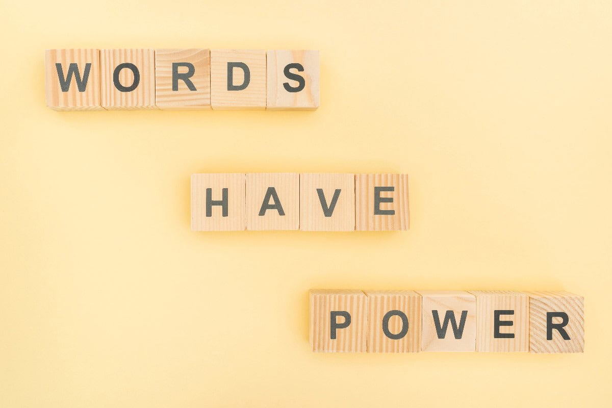 speak positive words to self