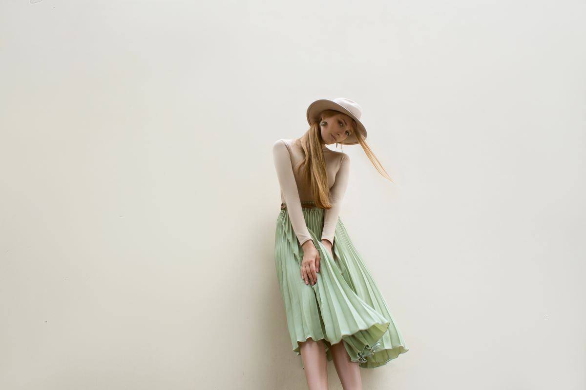 Pleated Skirt Dress