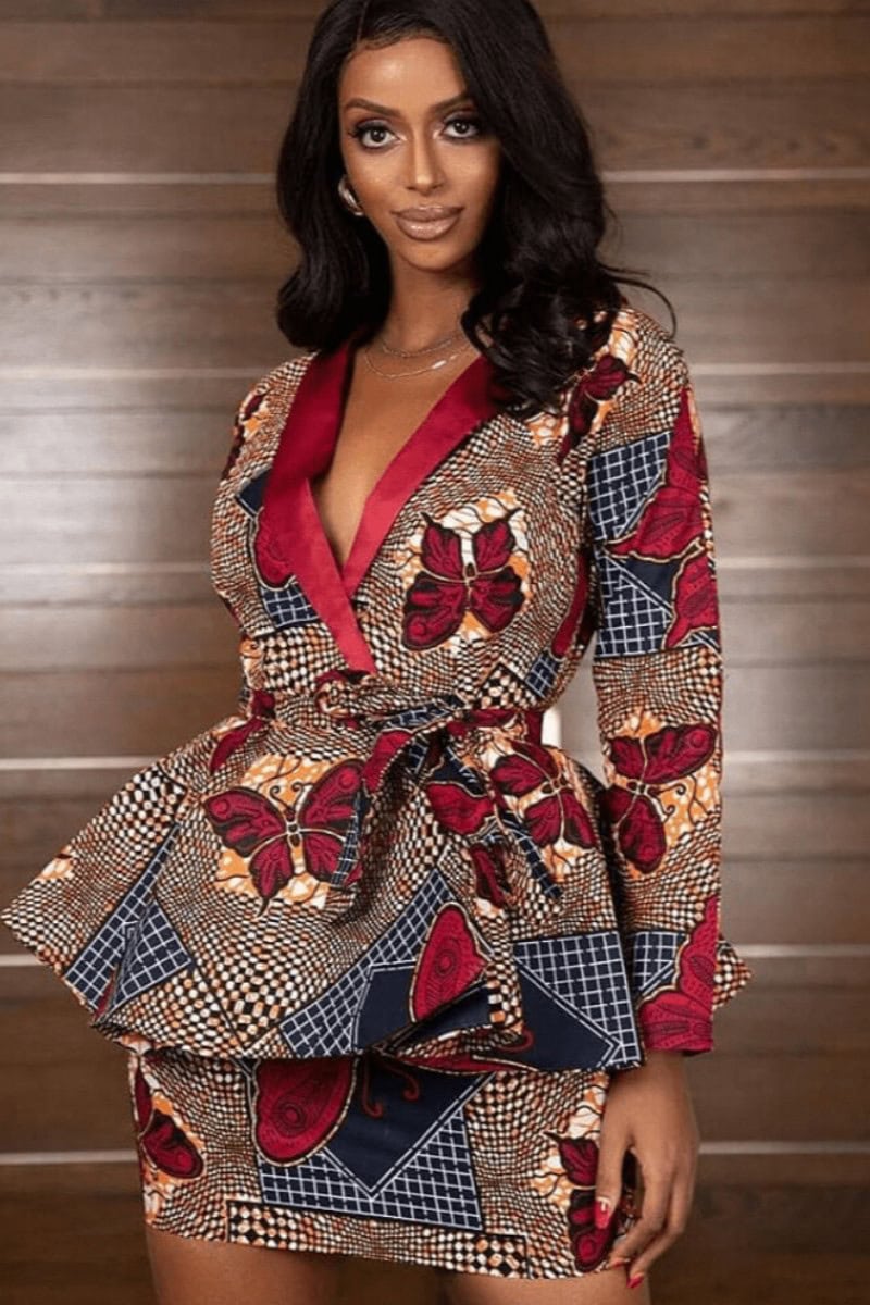 Wrap Ankara Dress Styles