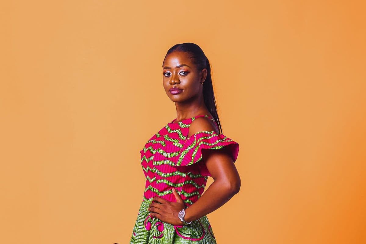ankara short gown styles