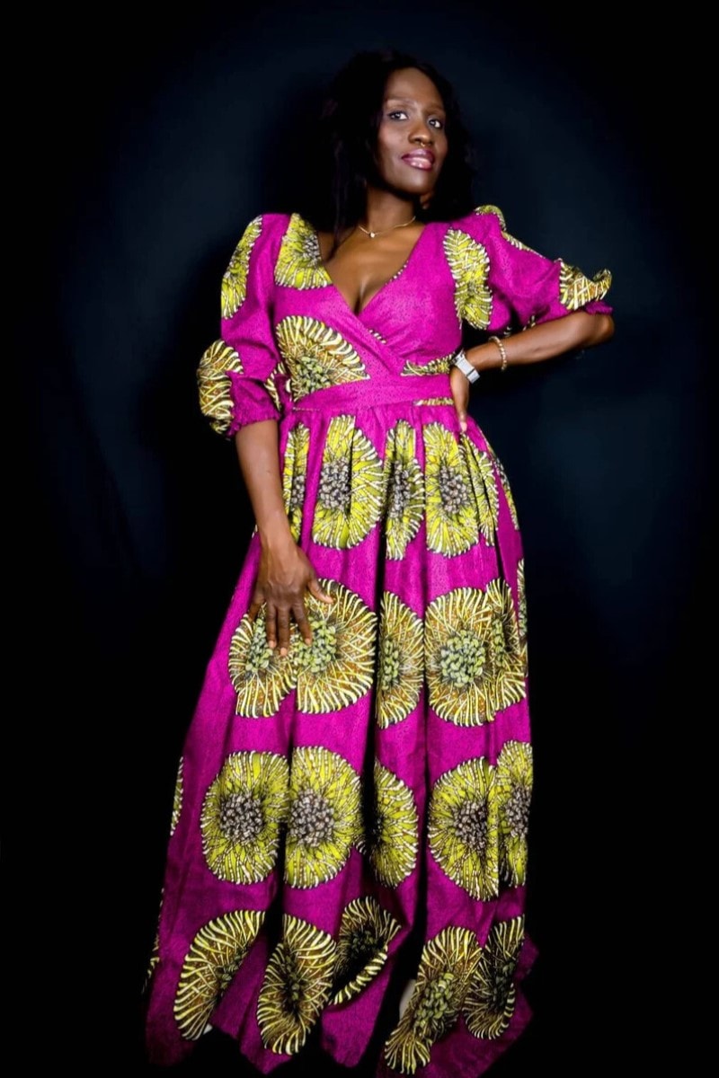 Wrap Ankara Dress Styles