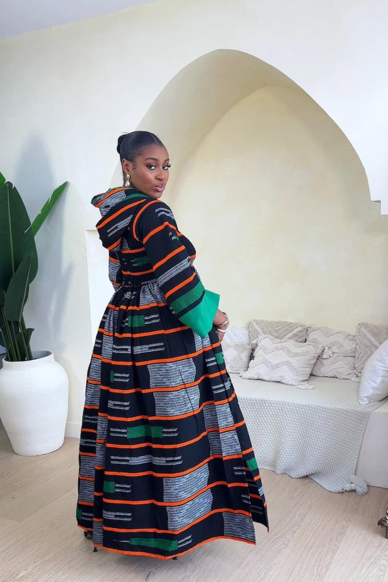 green velvet dress fashion nova Omari African Print Maxi Dress - Shop African Clothing in USA L / REGULAR main image 0