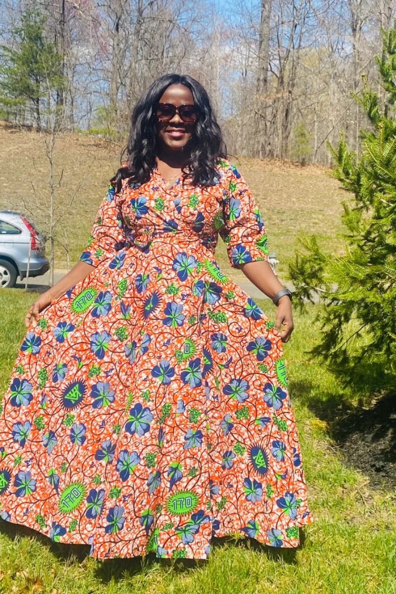 Wrap Ankara Dress Styles