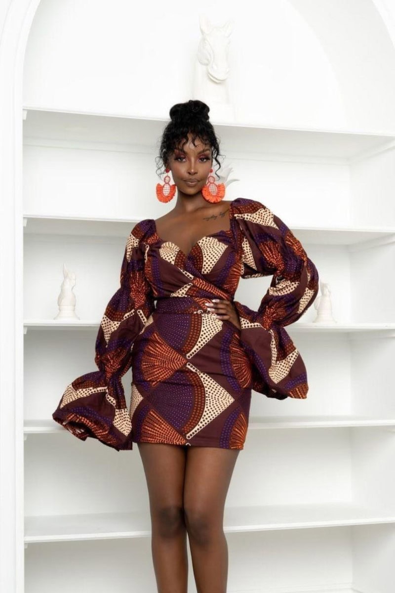 Wrap Ankara Dress Styles