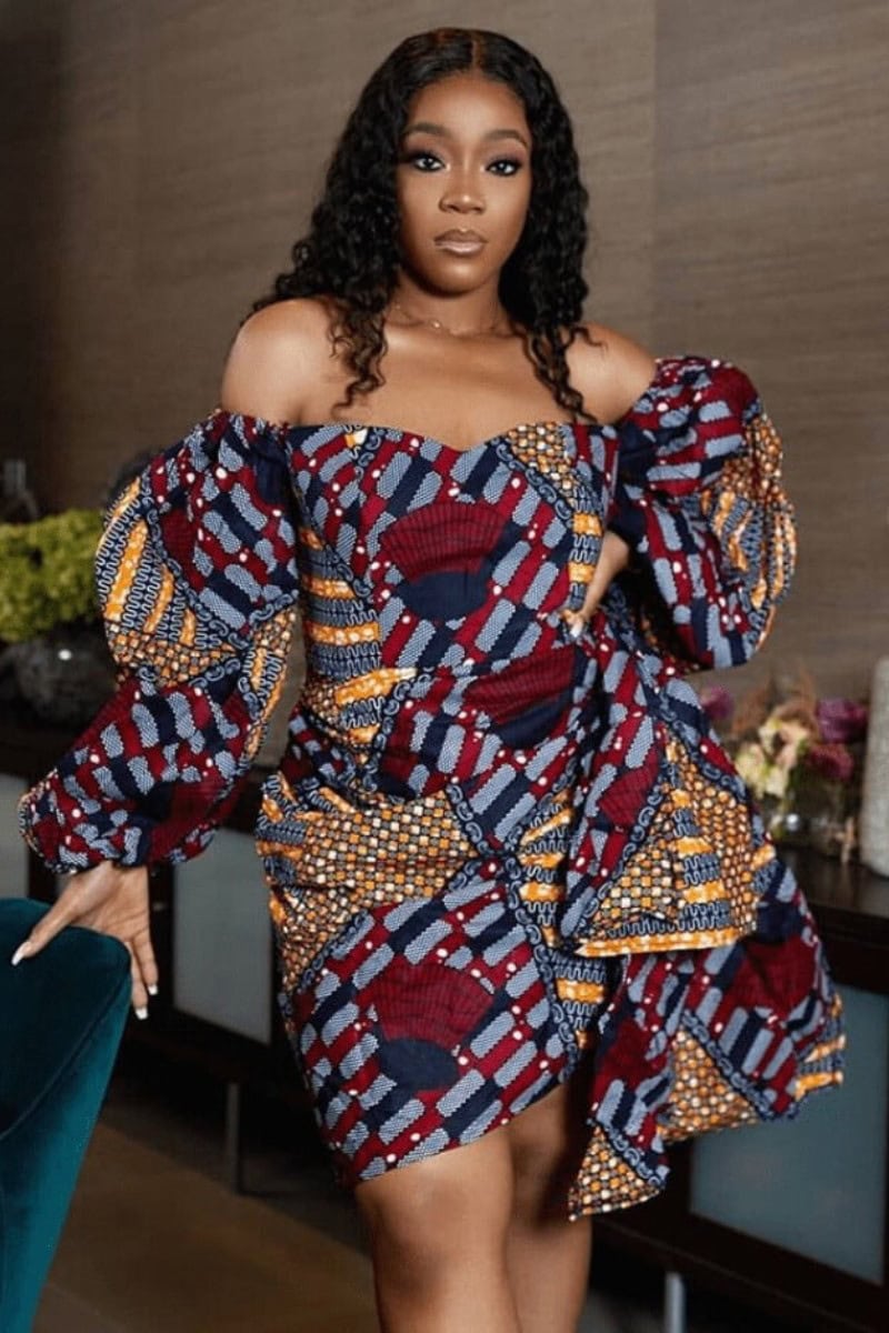 Wrap Ankara Dress Styles