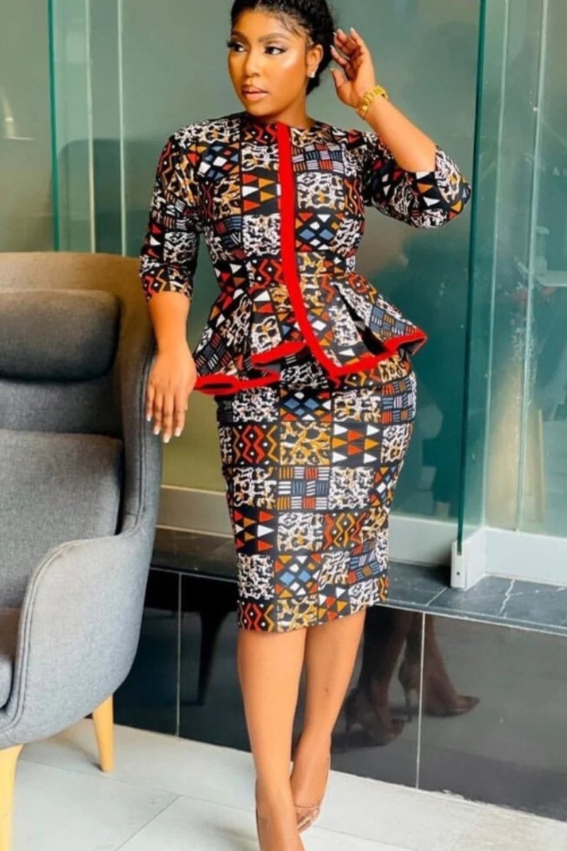 Wrap Ankara Dress Styles