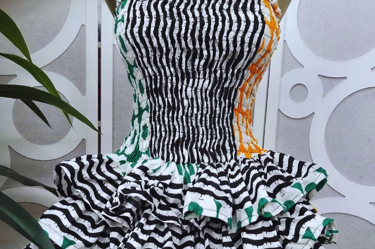 ankara short gown styles