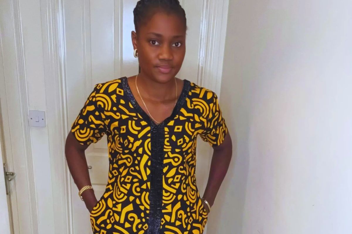 ankara short gown styles