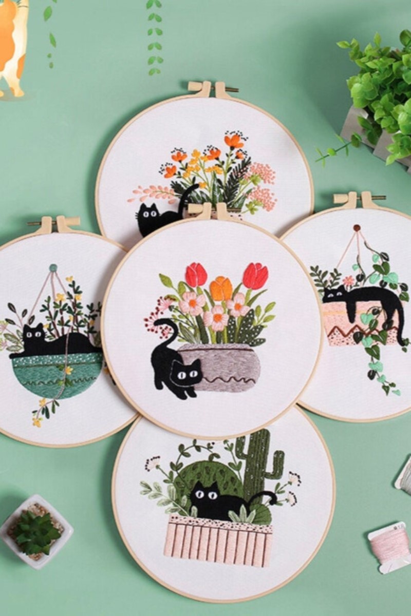 DIY Embroidery or Cross Stitch Kit