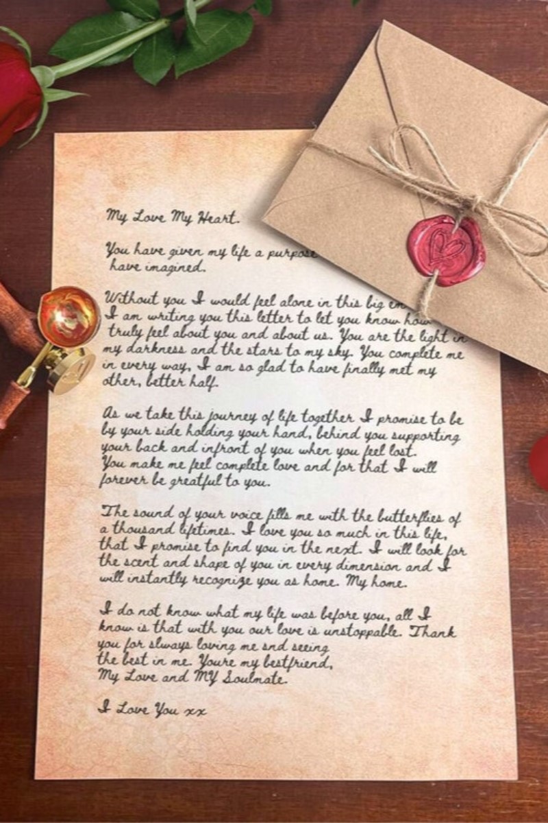 Handwritten Letter Kit with Decorative Paper