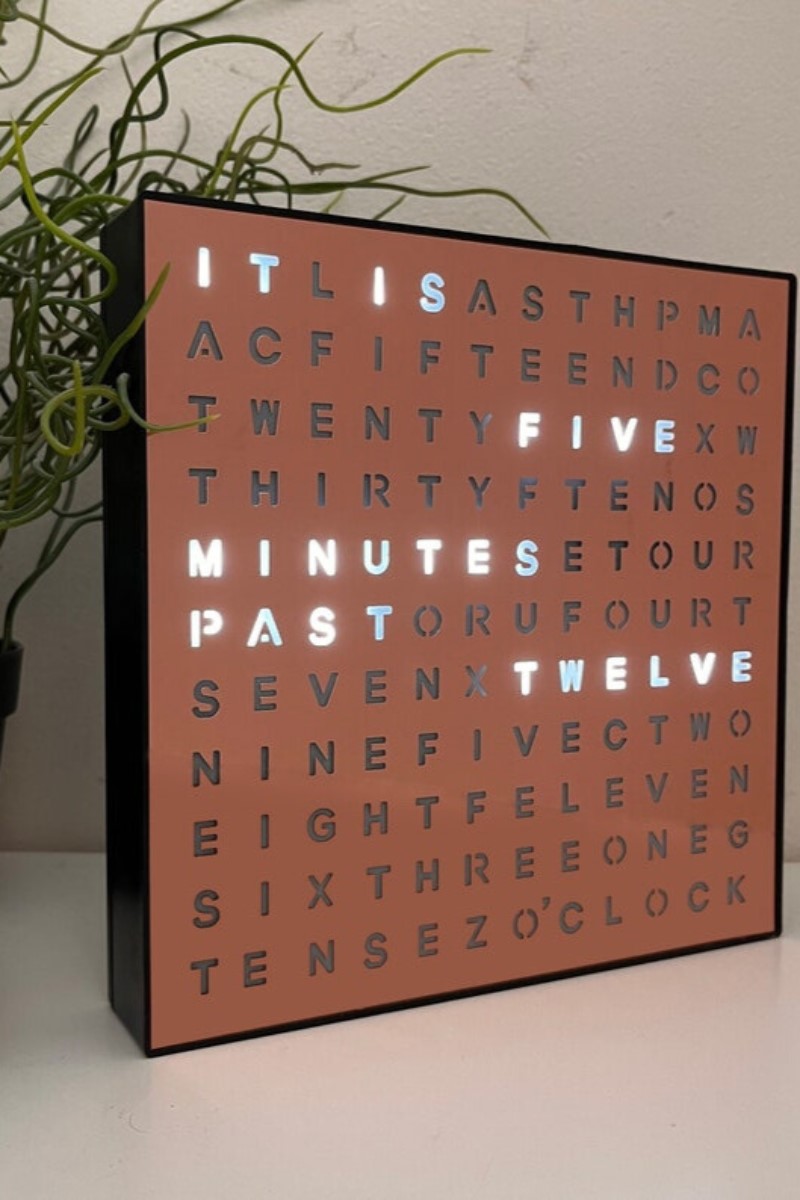 LED Light Word Clock