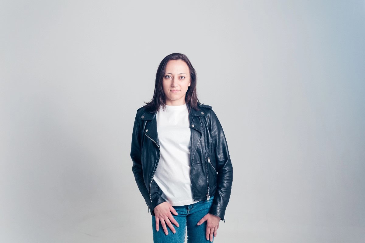 Leather Jacket and Basic Tee