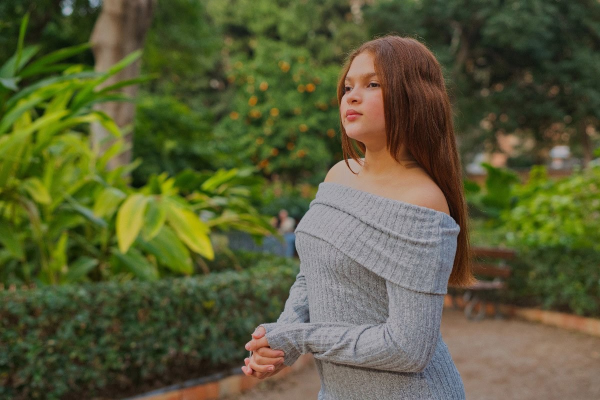 Off Shoulder Sweater and Leggings 1