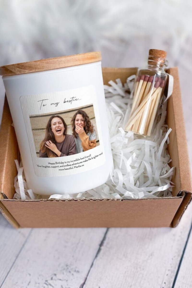 Personalized scented candles