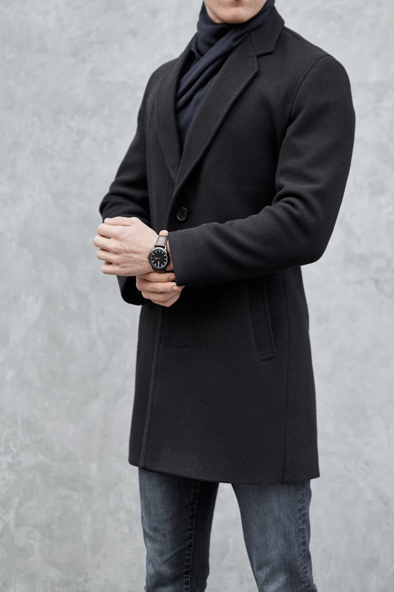 Tailored Wool Overcoat
