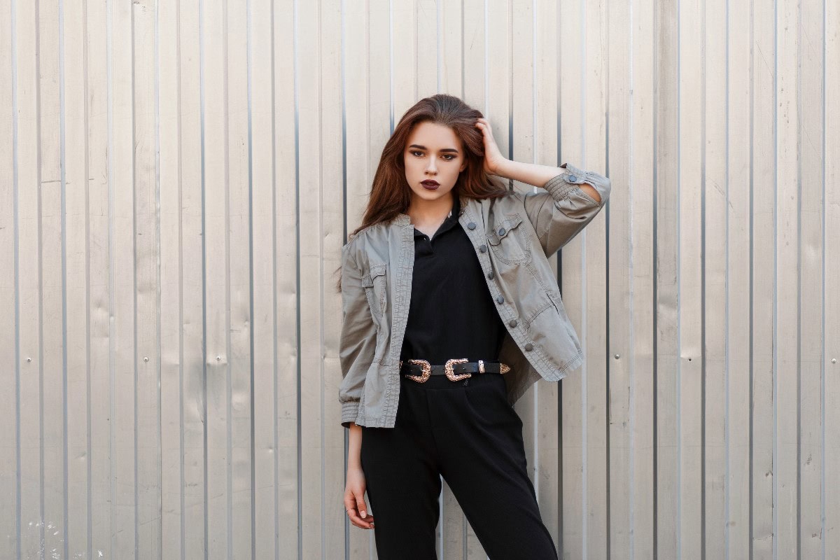 Utility Jacket Over Tee