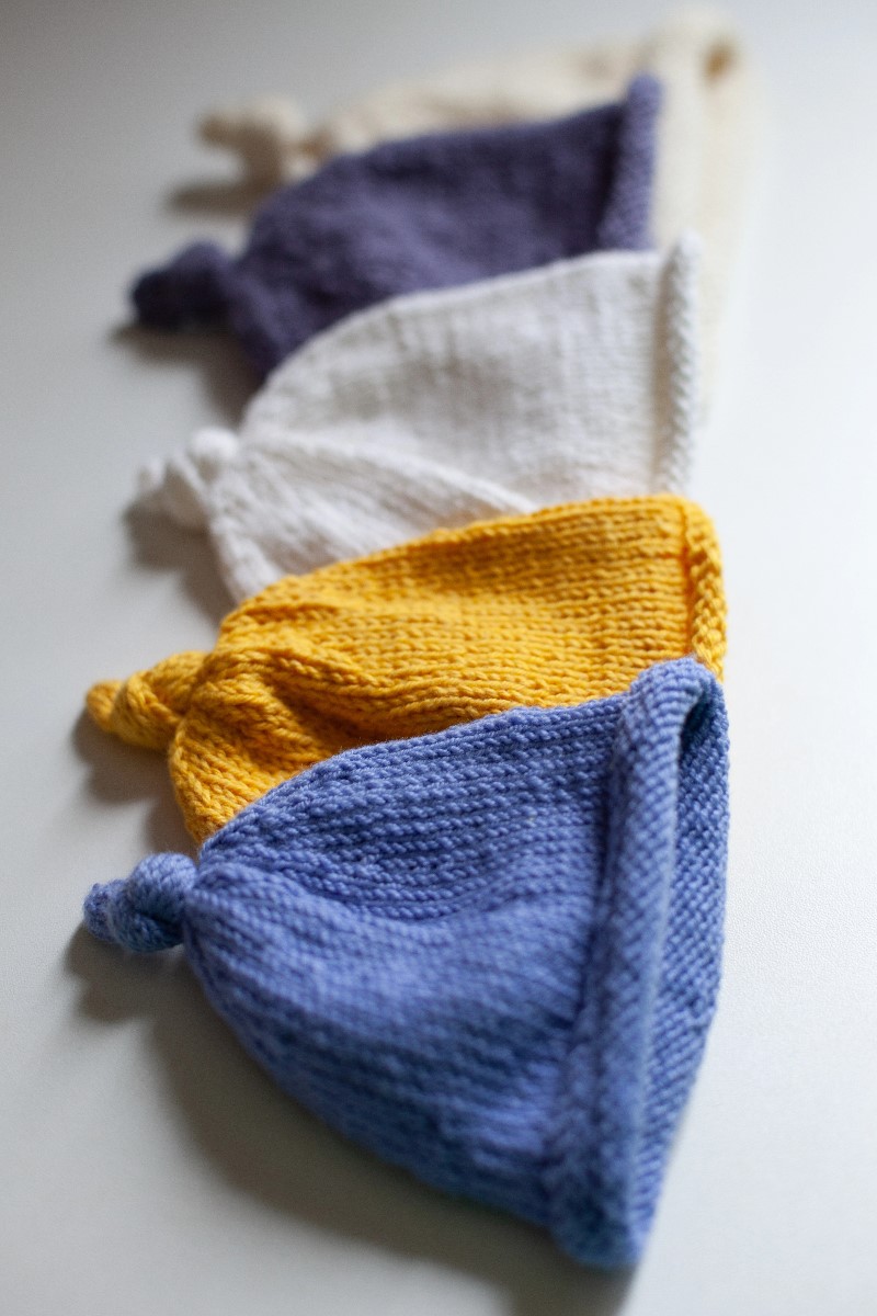Wool Knit Beanie with Pom Pom